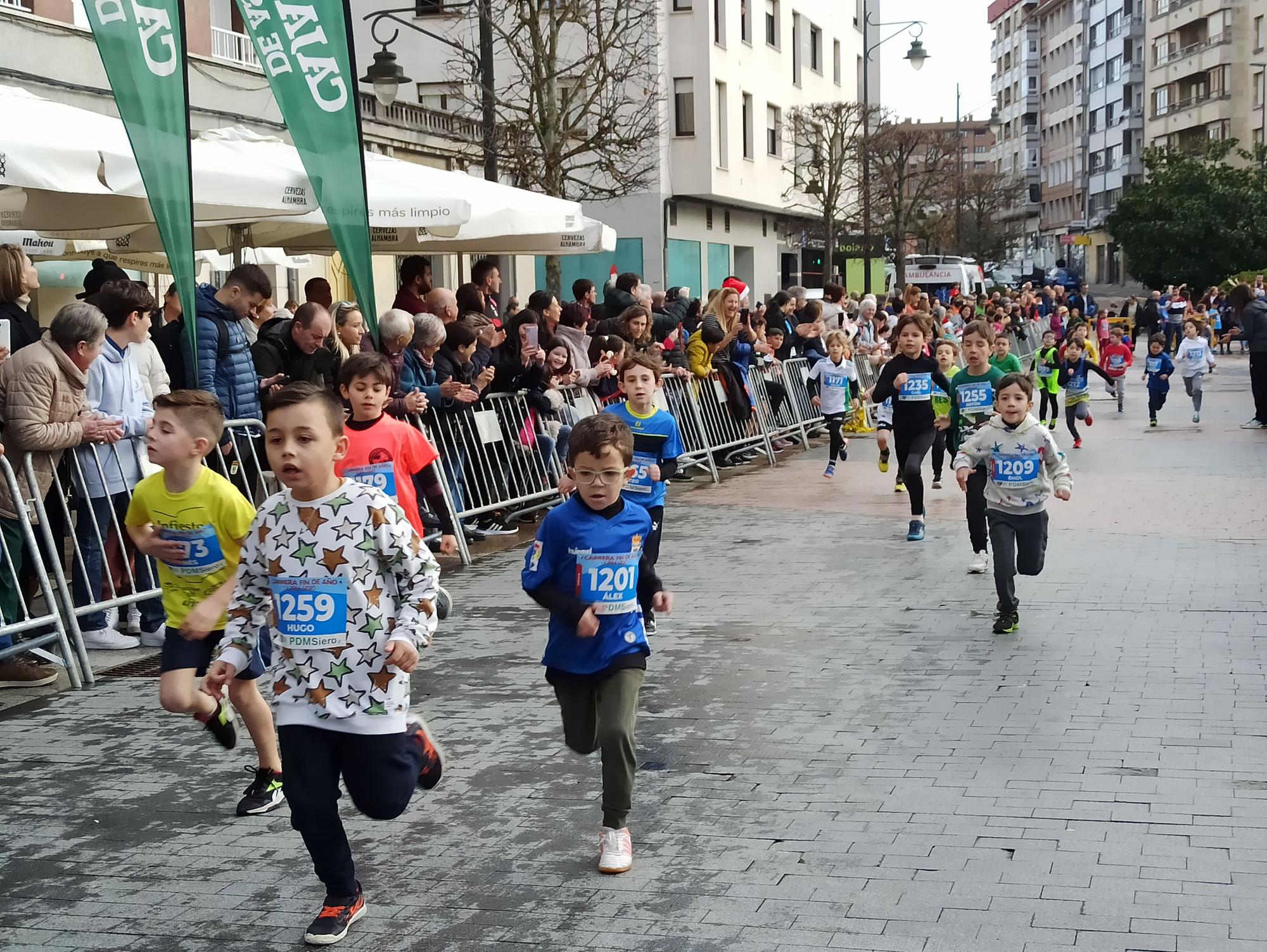 Casi 1.500 participantes disputan la carrera de Fin de Año de Pola de Siero