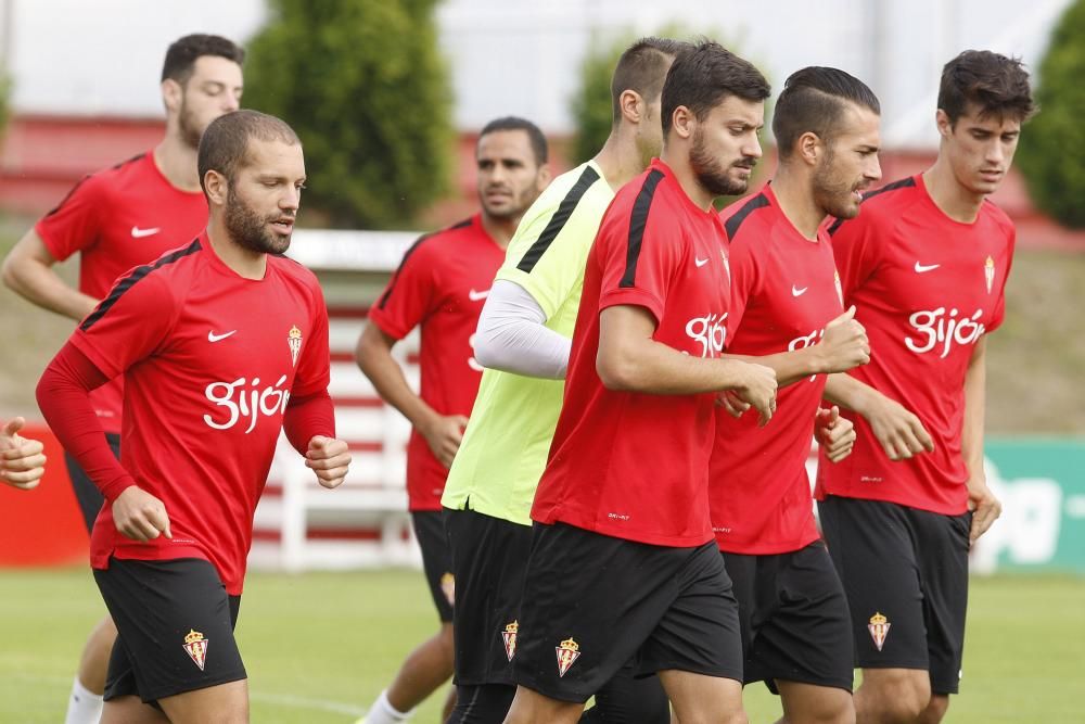 Entrenamiento del Sporting