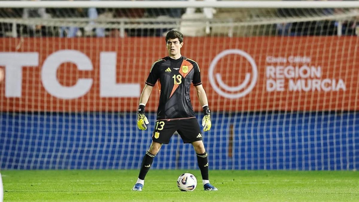 Mario de Luis debutó con la sub-21