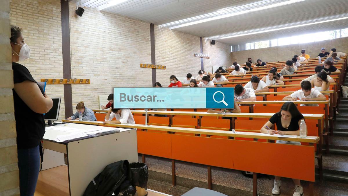 Estudiantes en un aula de la Universidad de Vigo