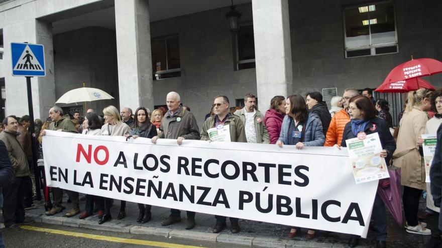 Manifestación por la enseñanza pública