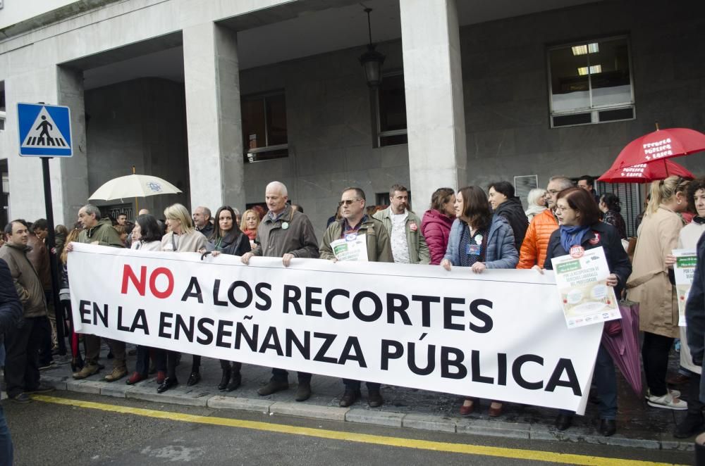 Manifestación por la enseñanza pública