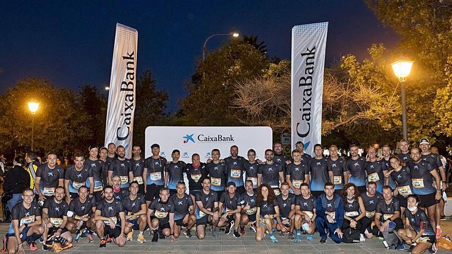 Corredores de CaixaBank del Medio Maratón de Valencia. | CAIXABANK