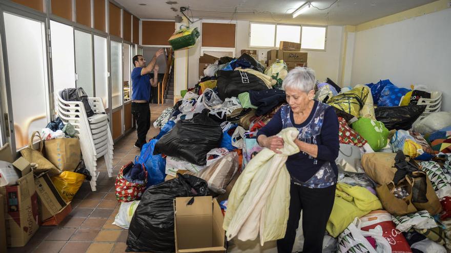 La recogida de ropa de abrigo para refugiados, desbordada