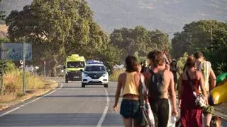 La rave de La Granja se vacía poco a poco mientras la Guardia Civil mantiene el dispositivo hasta el desalojo total