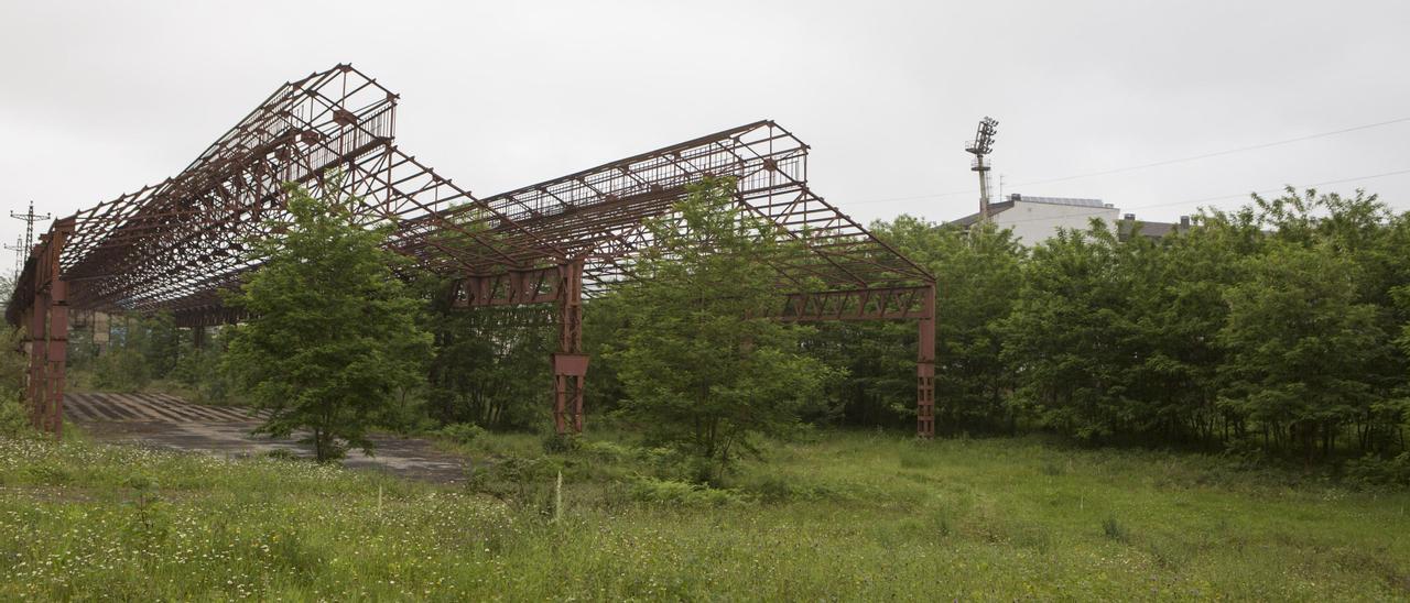 La estructura de las antiguas naves de los Talleres del Conde. | F. Rodríguez