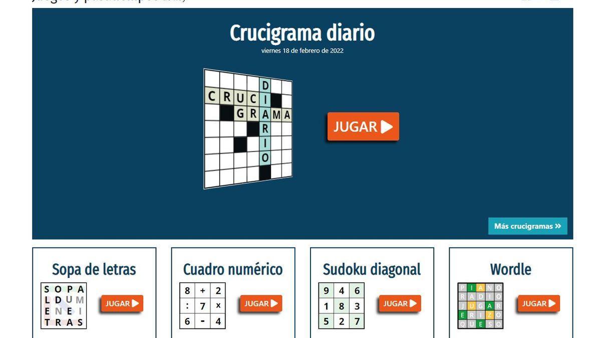 El Periódico de Aragón te un nuevo servicio de pasatiempos y juegos online