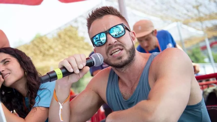 Entrevista a "The voice" speaker italiano de escalada en el evento GRAVITEO