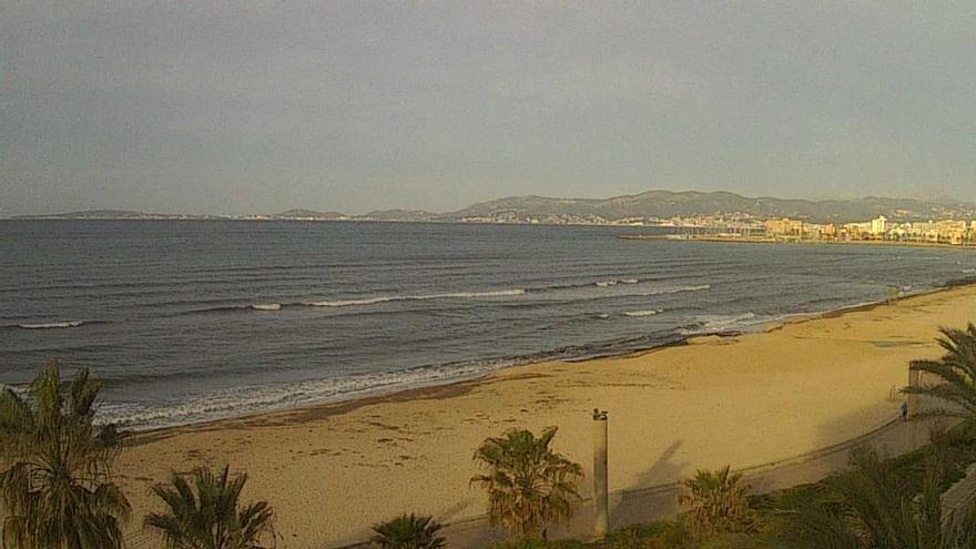 Kein Strandwetter am Mittwochmorgen (26.2.).