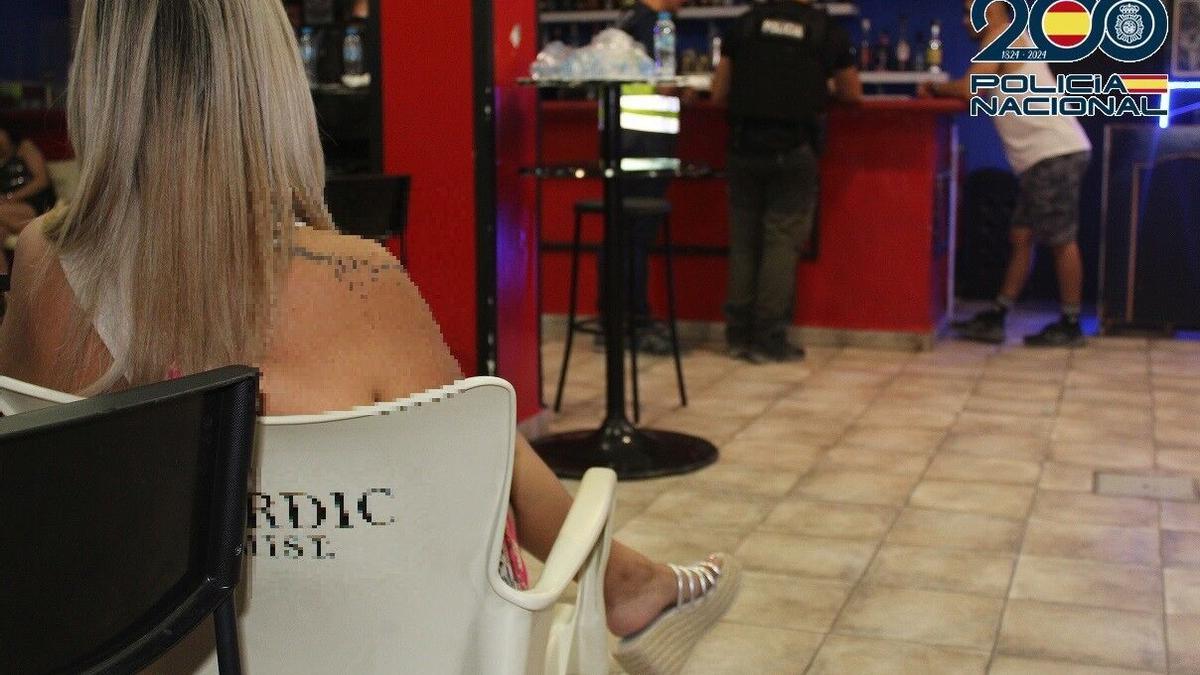 Una operación de la Policía Nacional en un prostíbulo