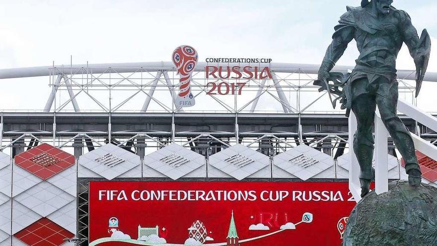 Rusia ensaya el Mundial de 2018