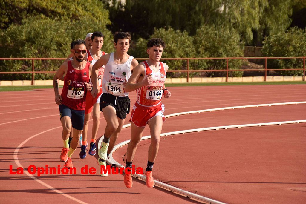 Regional absoluto y sub-23 de atletismo en Lorca (I)