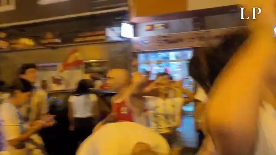 Los argentinos 'grancanarios' celebran el subcampeonato en el Mundial