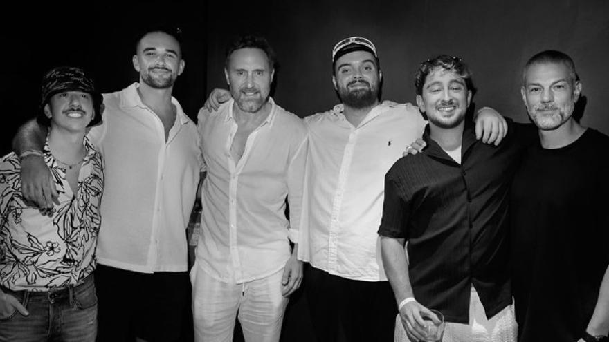 Ibai Llanos, de fiesta en Ibiza con David Guetta