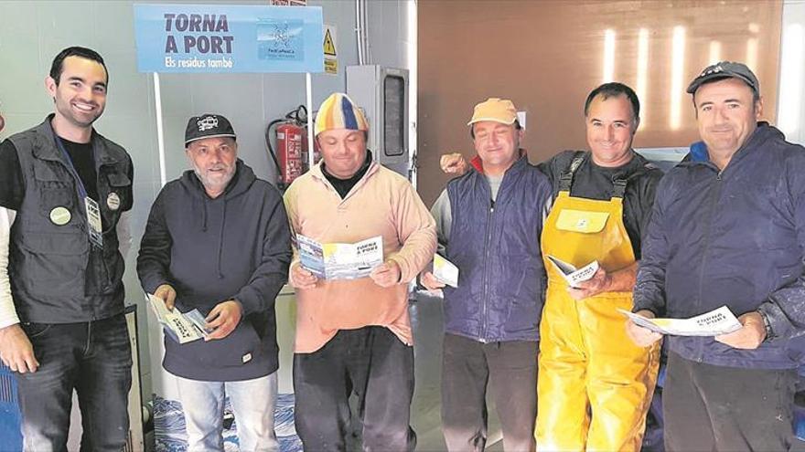 Els residus, que no es queden en el mar