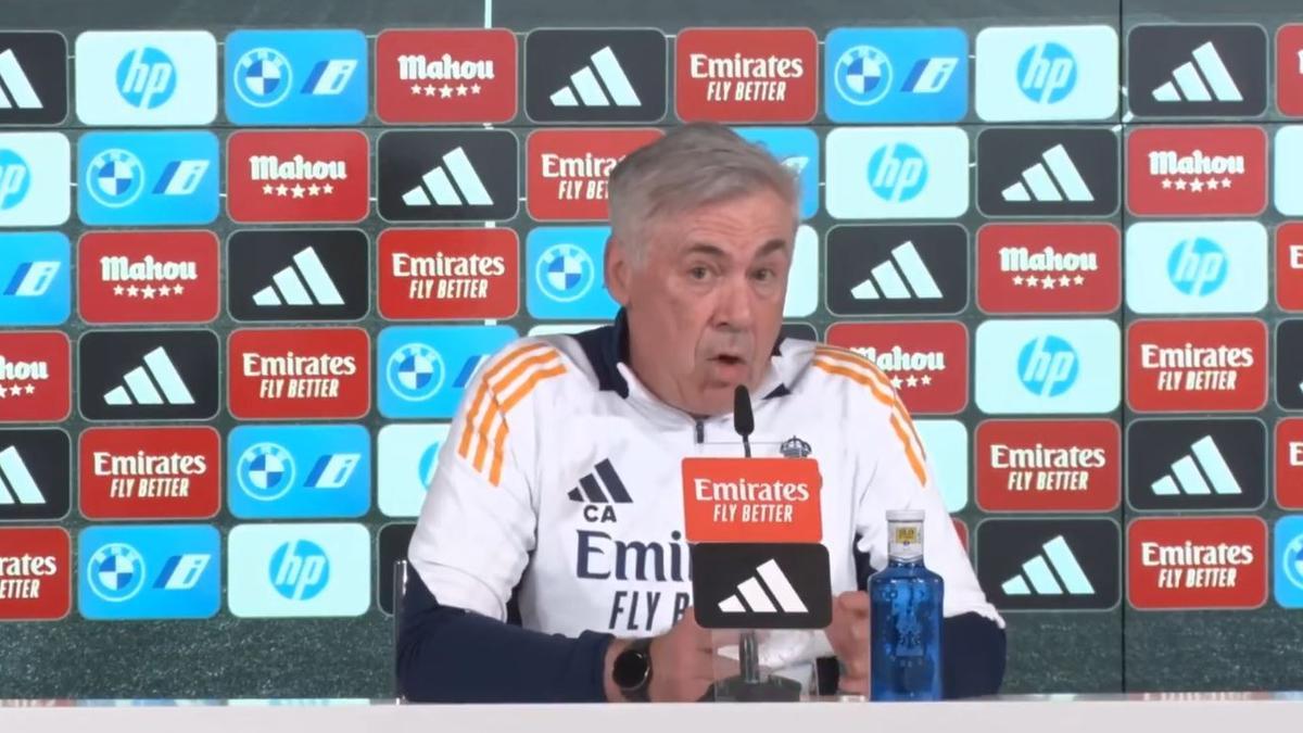 Ancelotti se cabrea: "Esto es una rueda de prensa, no un debate"