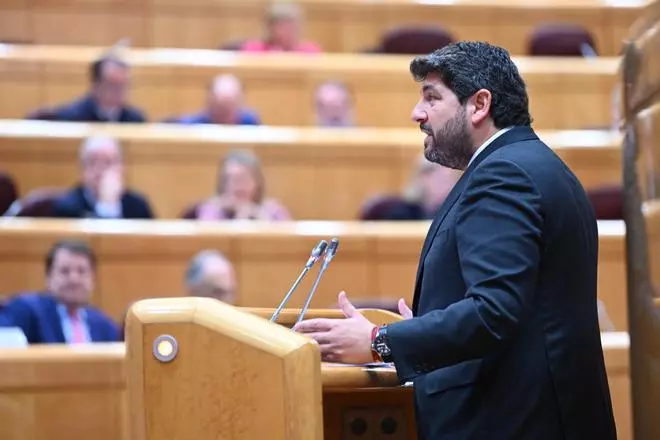 Segunda intervención de Fernando López Miras en el Senado contra la amnistía