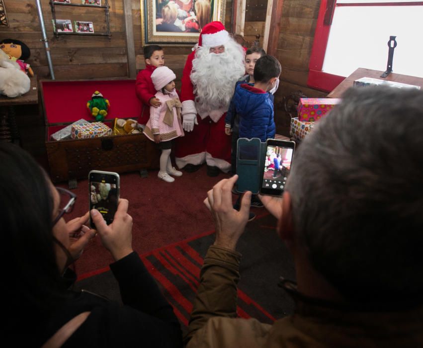 Papá Noel llega a Alicante.