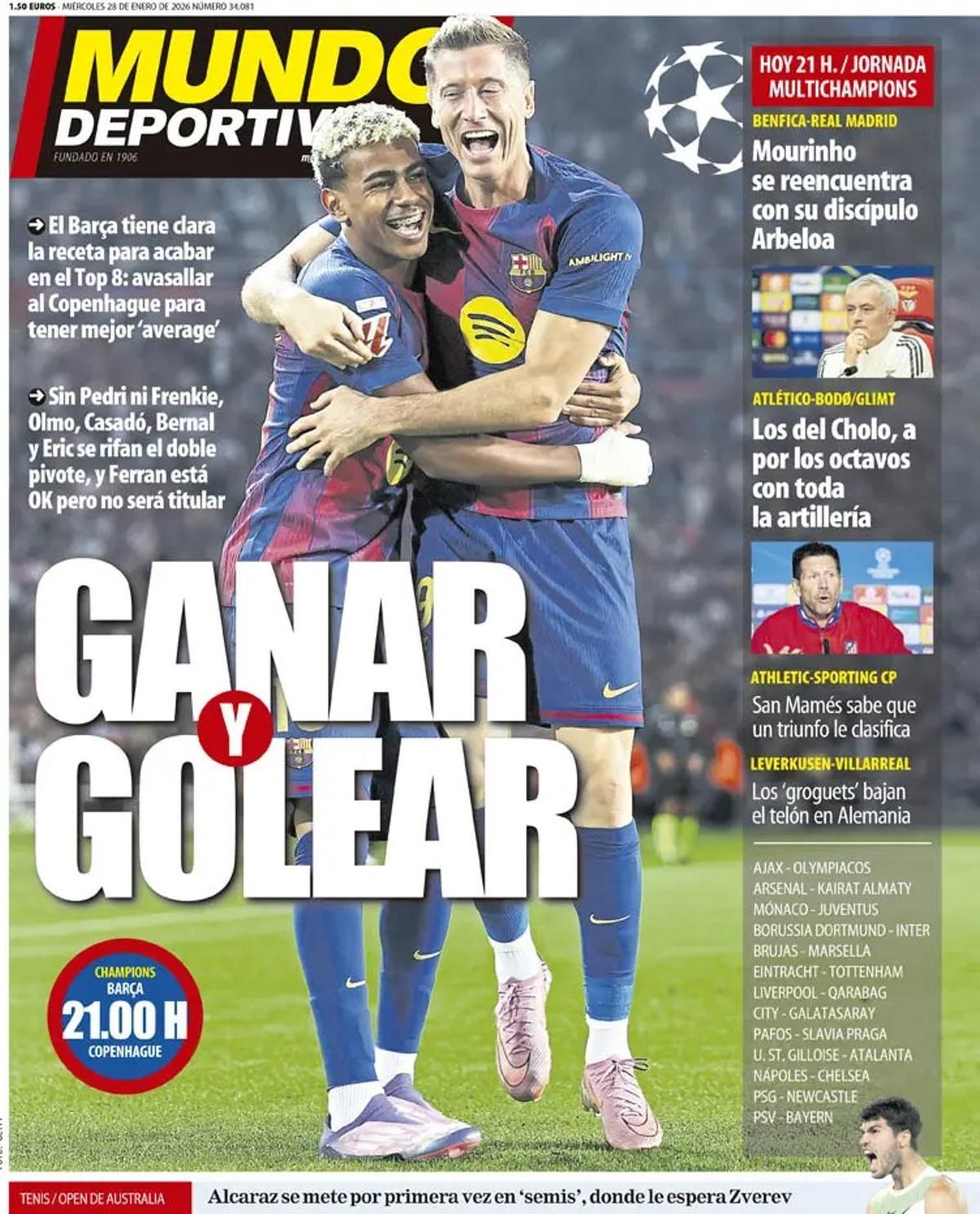 Las portadas de la prensa deportiva de hoy
