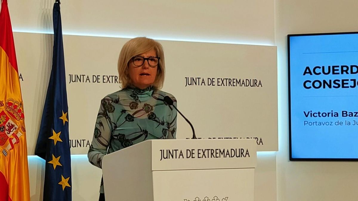 La portavoz de la Junta y consejera de Cultura, Turismo y Deportes, Victoria Bazaga, informa de los acuerdos del Consejo de Gobierno.