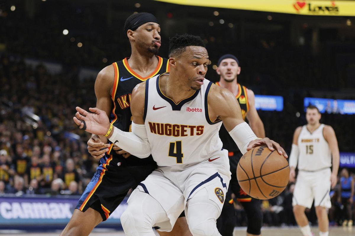 Russell Westbrook, con los Denver Nuggets
