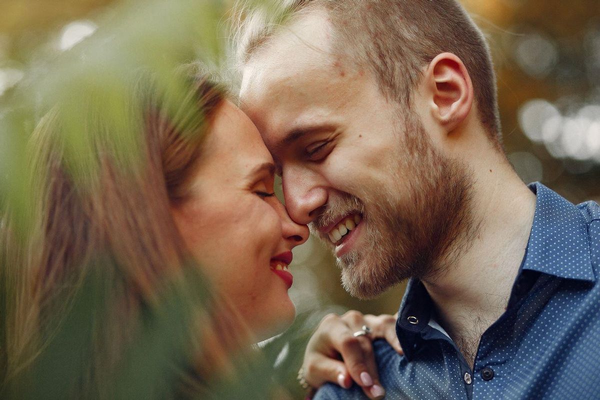 Una pareja enamorada