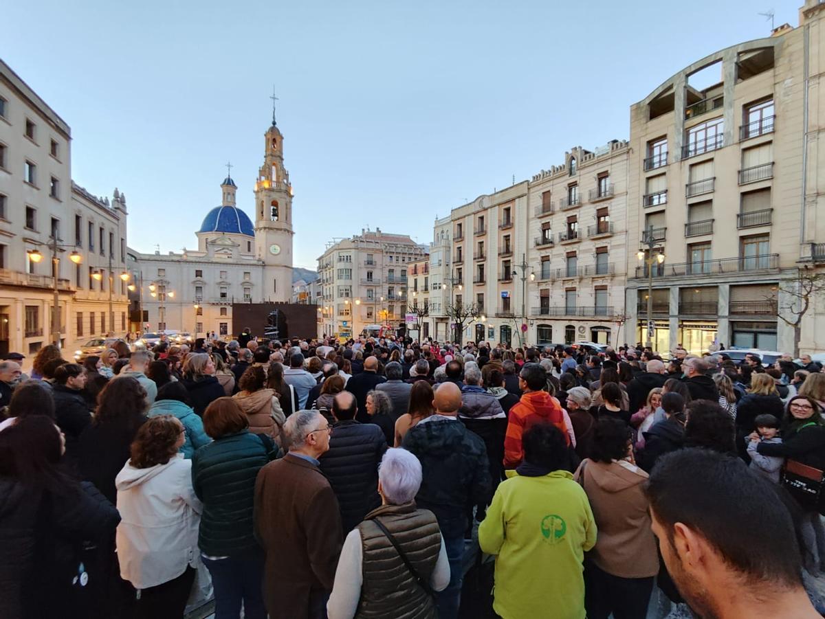 Otro momento de la concentración