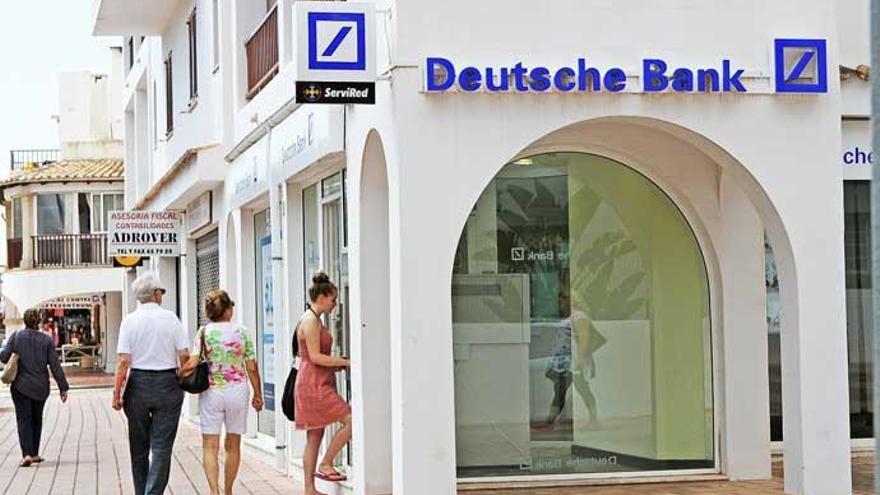 Die Filiale der Deutschen Bank in Cala d´Or ist nur noch bis Ende des Monats geöffnet.