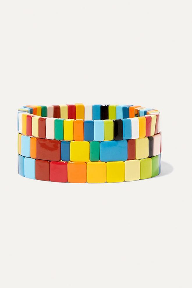 Brazalete multicolor, de Roxanne Assoulin