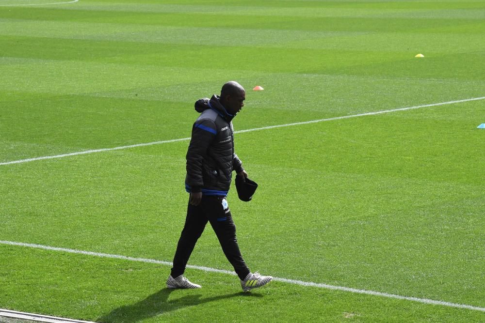 El Deportivo entrena en Riazor