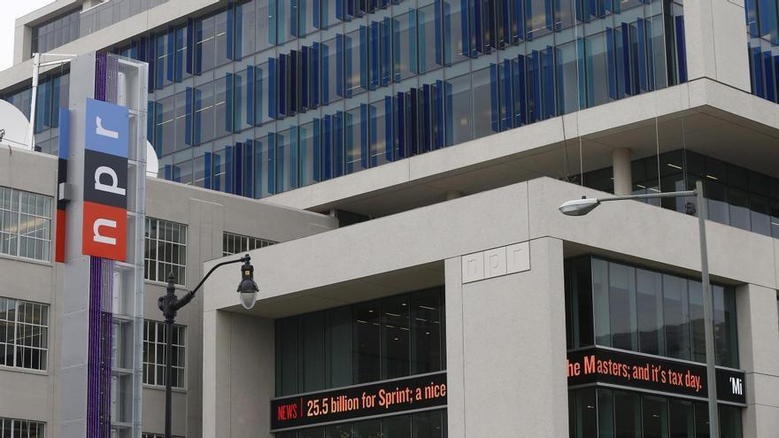 La sede de la emisora de radio pública de EEUU NPR en Washington.