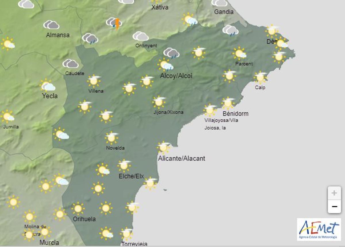 El tiempo para el sábado 11 de septiembre