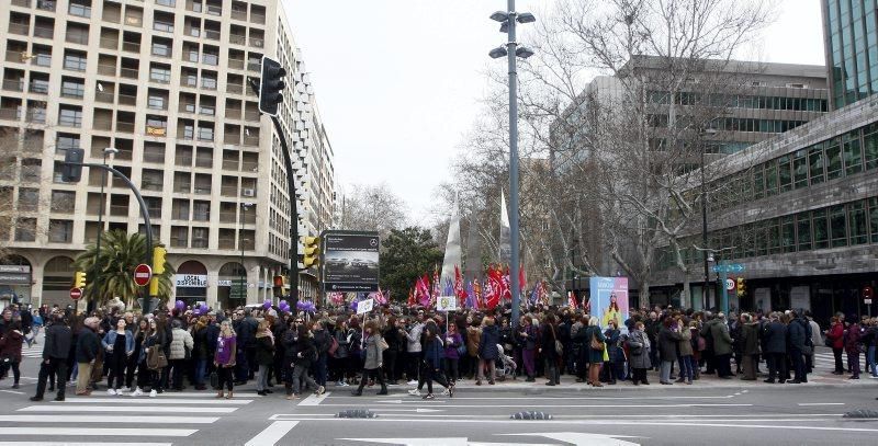 La jornada del 8M en Aragón