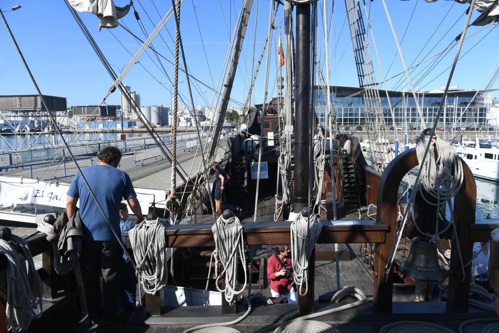 Réplicas de navíos históricos, en A Coruña