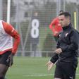 Gijón. Mareo. Entrenamiento del Sporting