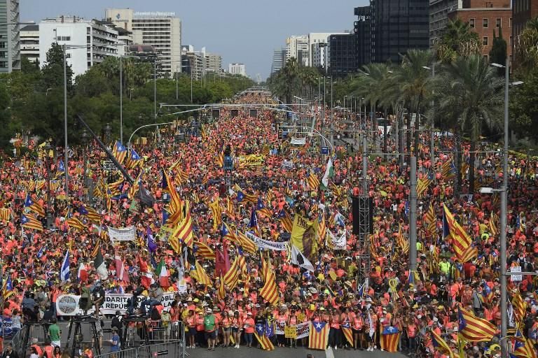 La Diada de Cataluña, en imágenes