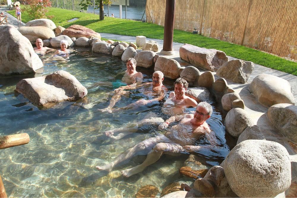 Las termas de A Chavasqueira 'renacen de sus cenizas' tras cinco años de su incendio