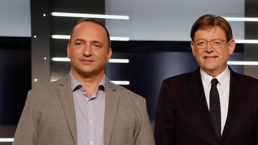 Puig y Dalmau en el debate preelectoral de RTVE