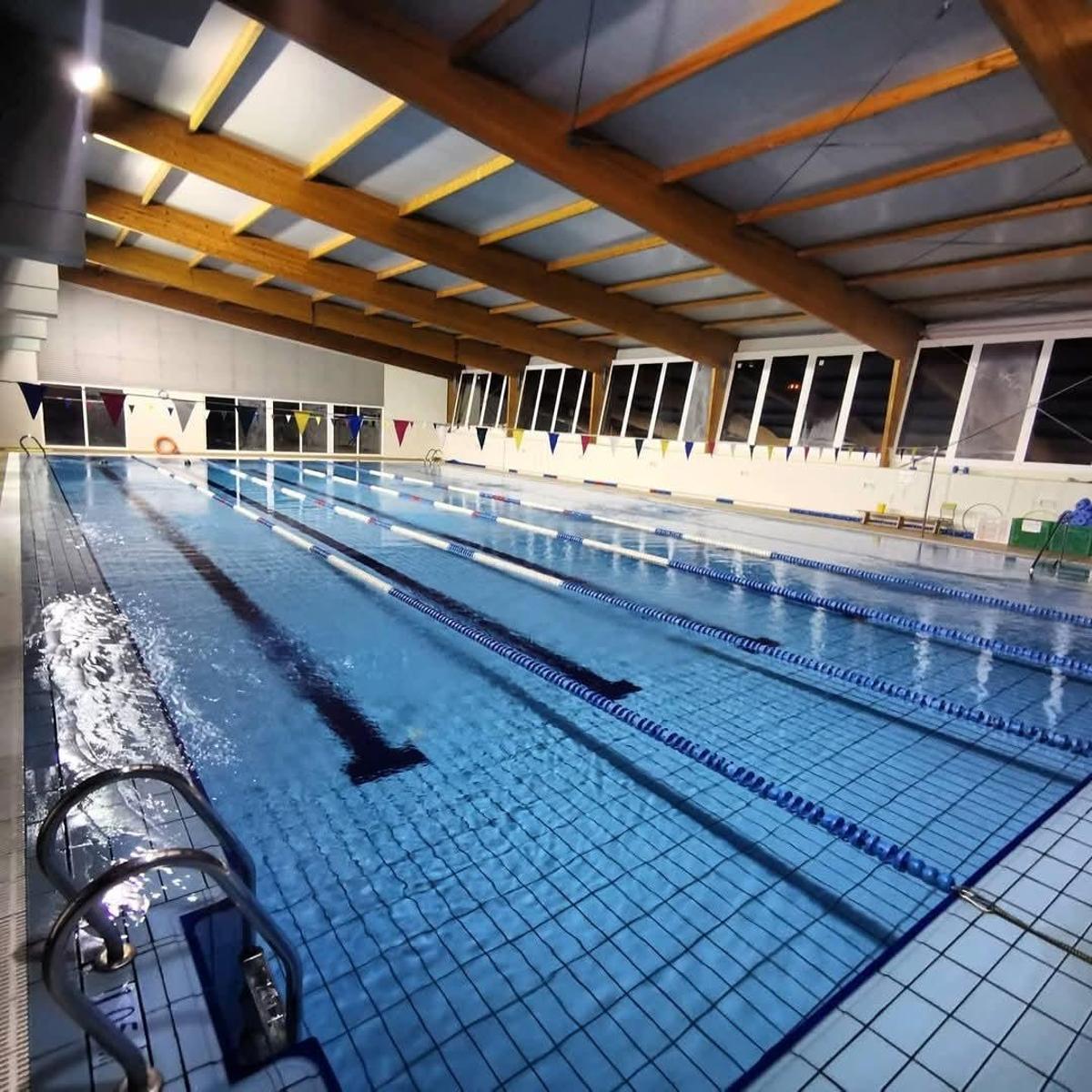 Interior de la piscina.