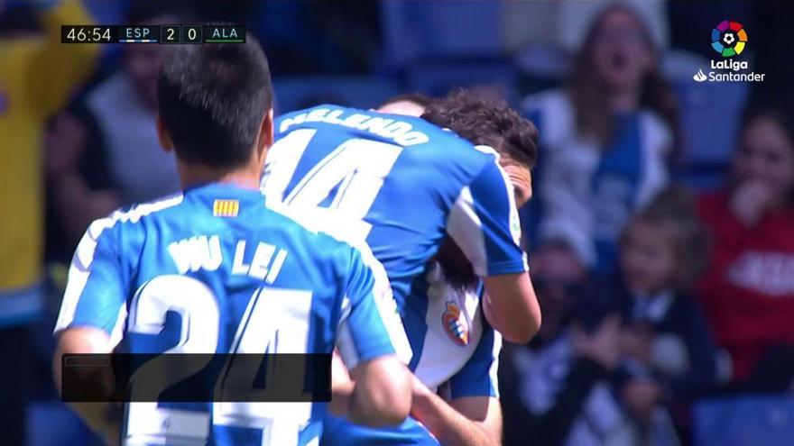 LaLiga Santander: els gols de l'Espanyol - Alabès (2-1)