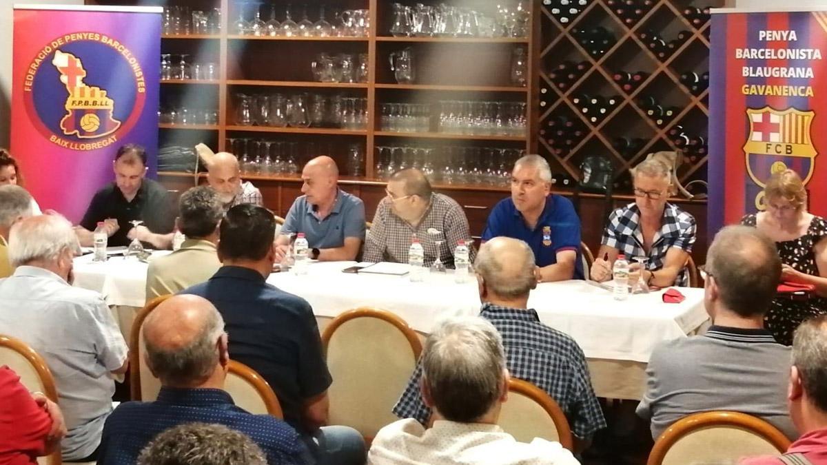 Asamblea de la Fed. Baix Llobregat, con representantes de más de 20 peñas