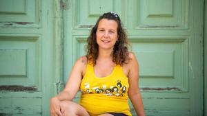 Alba Ferran, cronista de Ustec, este mes de julio en Barcelona.