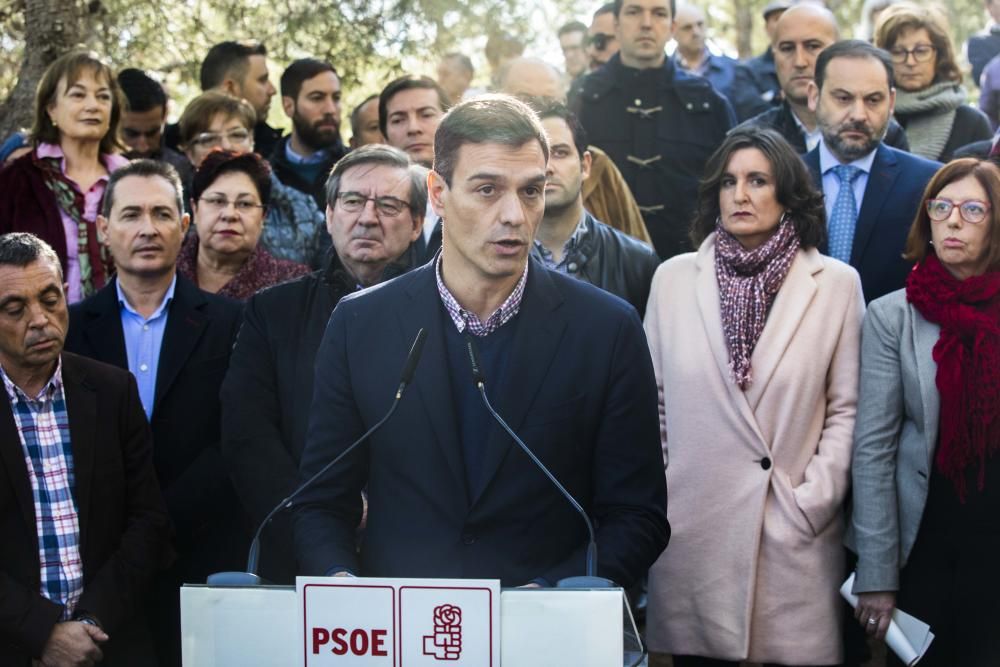 Pedro Sanchez presenta en Paterna la propuesta de Reforma de Ley de Memoria Histórica