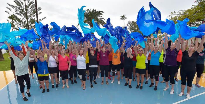 Gimnastas daneses del Festival Blume