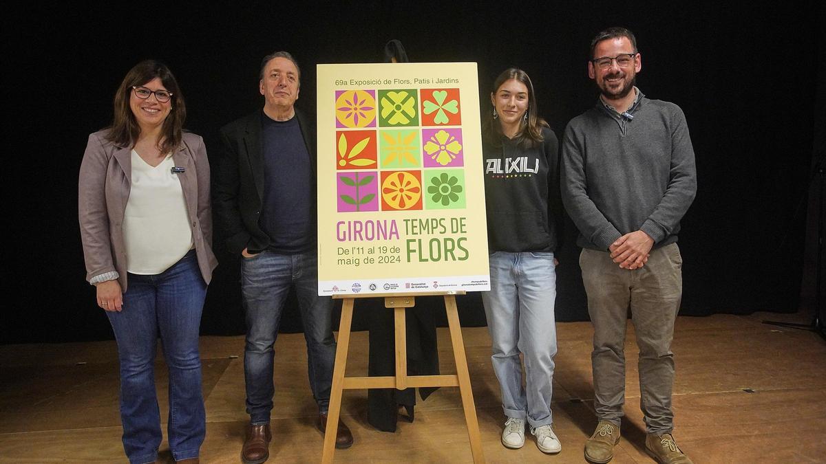 Presentació del cartell Girona, Temps de Flors 2024