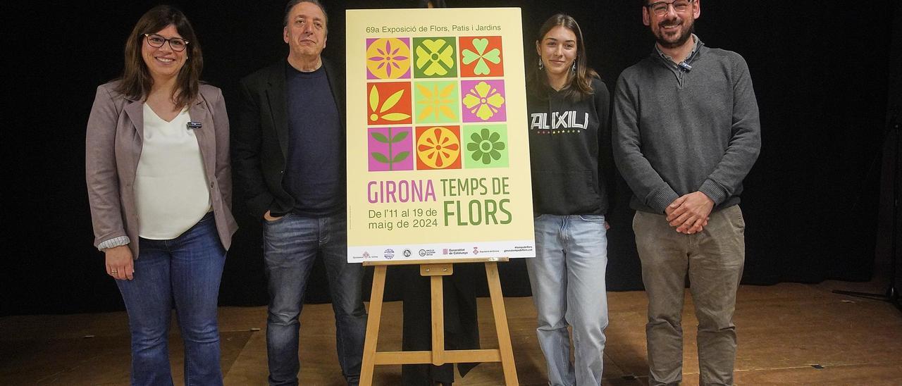 Presentació del cartell Girona, Temps de Flors 2024