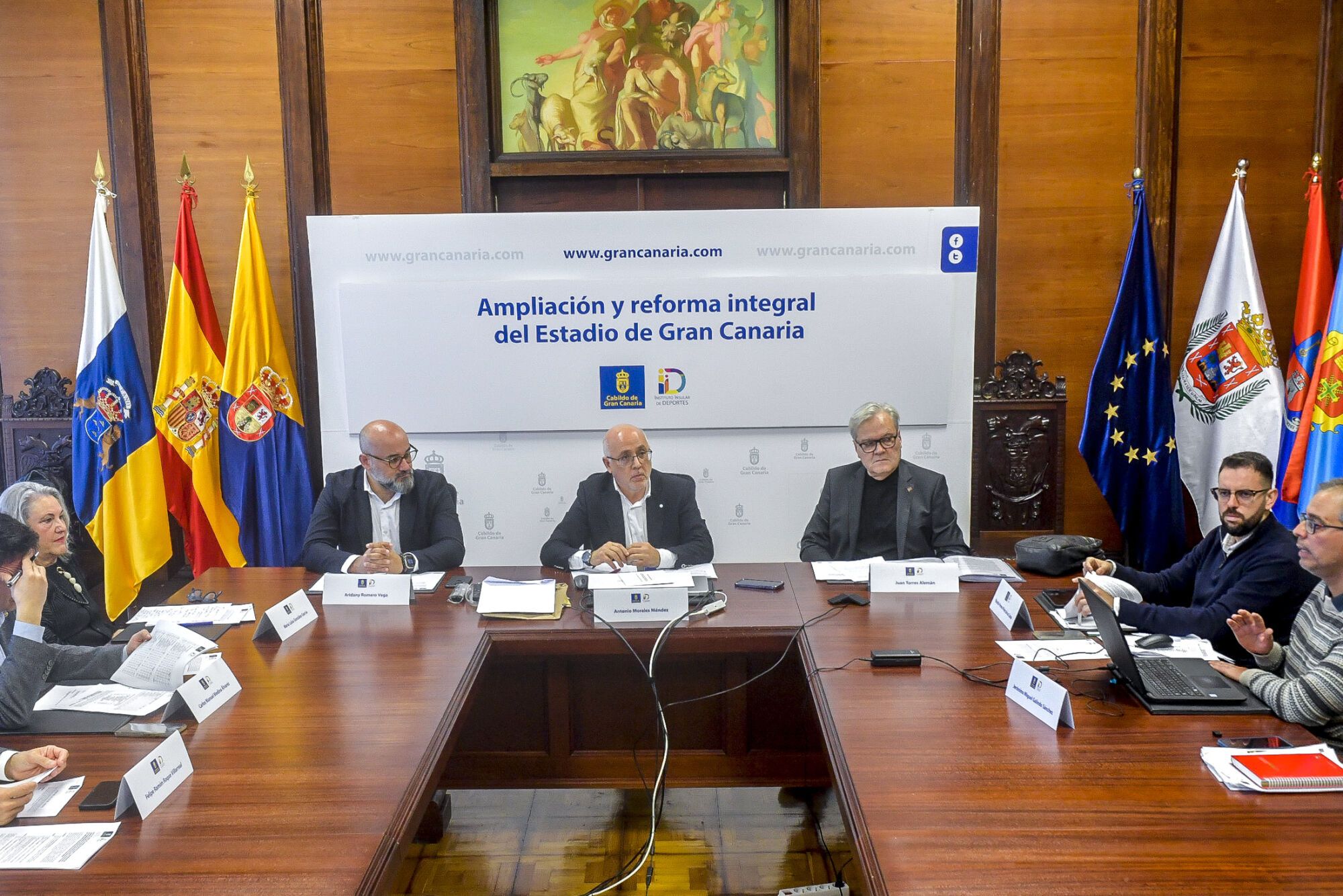 Presentación del proyecto ganador para la ampliación del Estadio de Gran Canaria