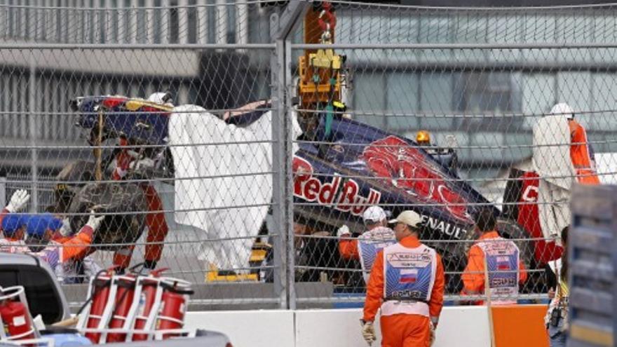 Grave accidente de Carlos Sainz en el circuito de Sochi