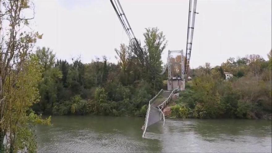 Un mort i diversos desapareguts en ensorrar-se un pont a Toulouse