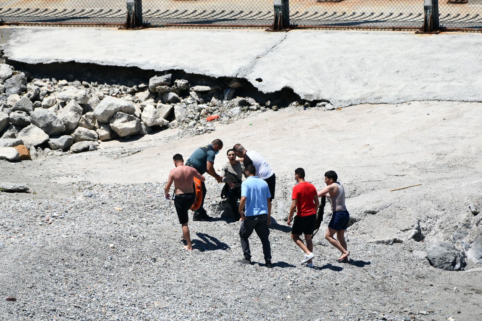 Ceuta vive uno de los episodios de entrada masiva de inmigrantes más numeroso de los últimos años